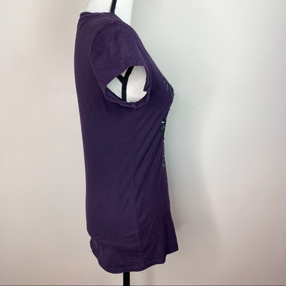 Zara Basic Sequin Shirt - image 3